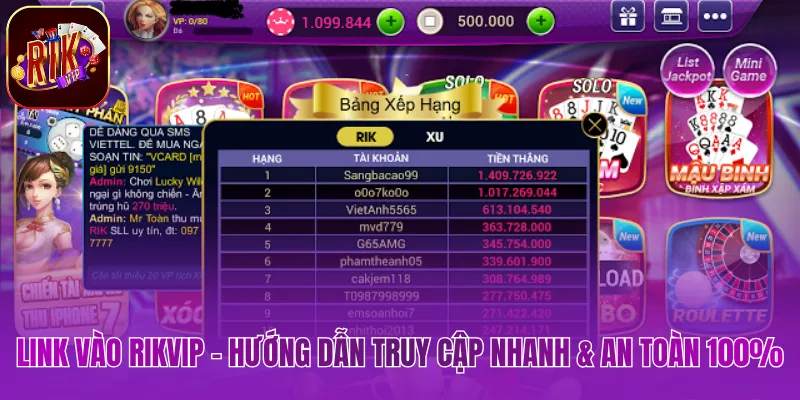 Link Vào Rikvip - Hướng Dẫn Truy Cập Nhanh & An Toàn 100% link vao rikvip huong dan truy cap nhanh an toan 100